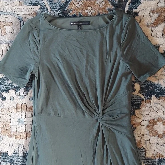 White House Black Market sage dress - Picture 2 of 10